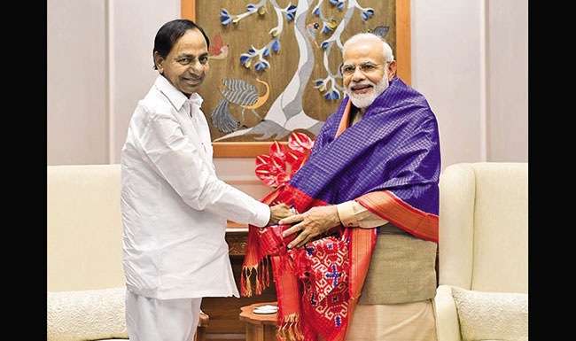 cm kcr pm modi