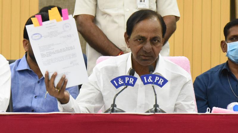 CM KCR Writes Letter to PM Modi Over Paddy Procurement