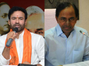 kishan reddy vs cm kcr