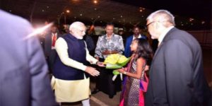  Pragna Sree with PM Narendra Modi