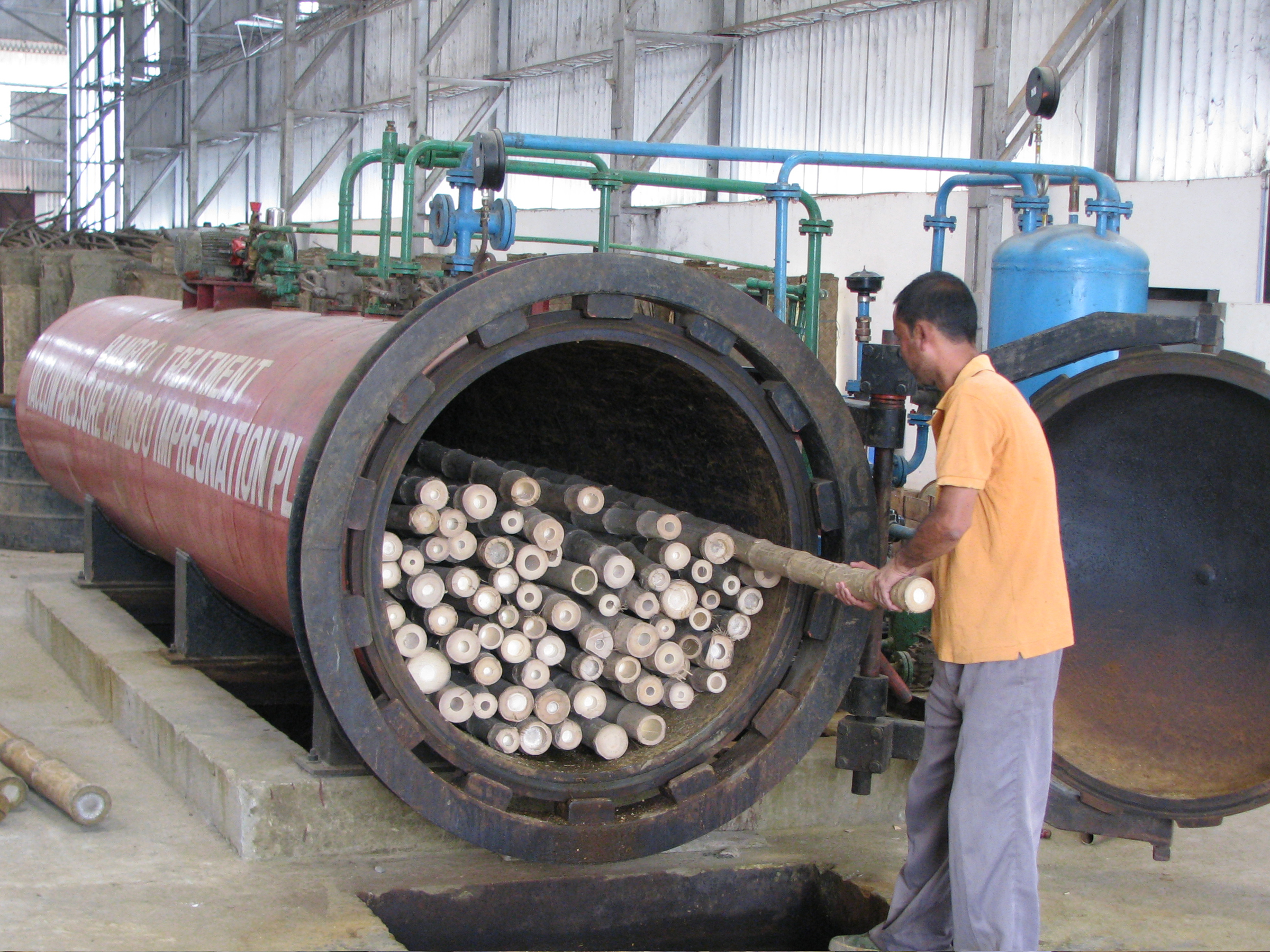 bamboo processing units