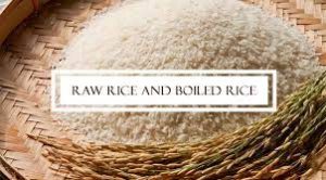 Raw rice vs Boiled rice