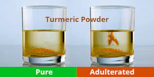 Pure and Adulteration Turmeric Powder