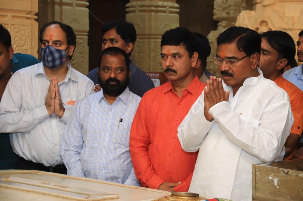 Minister Niranjan Reddy Visited Somnath Temple