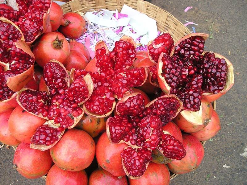 Pigment Methods in Pomegranate