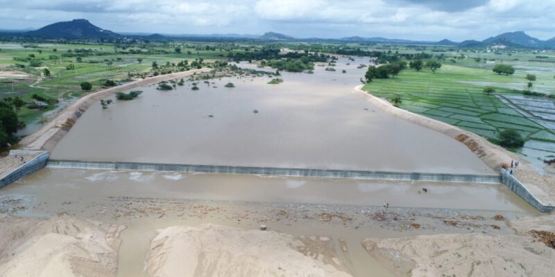 Check Dams Constructed by Devarakadra TRS MLA Ala Venkateshwara Reddy