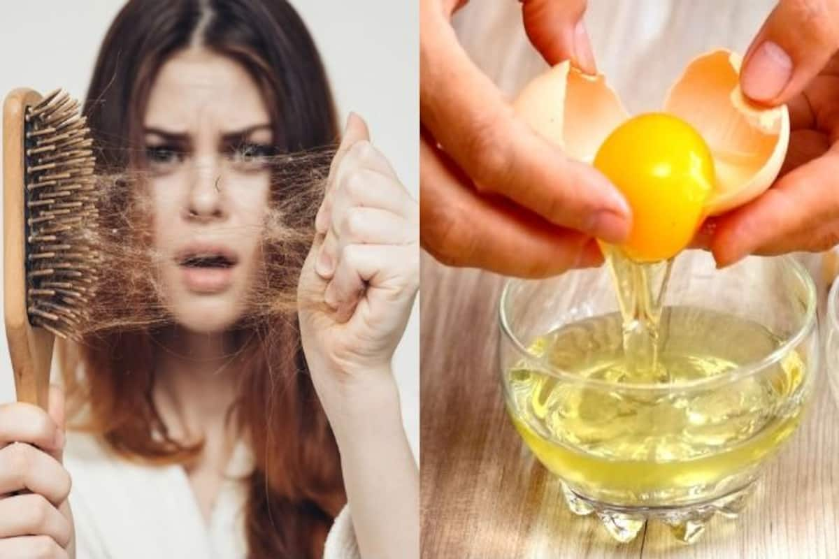 Effect of Egg white on Hair Fall