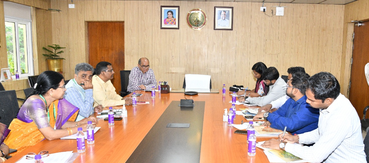  Prof. Jayashankar 2021 Batch Probationary IAS Officers visited Telangana State Agricultural University Today