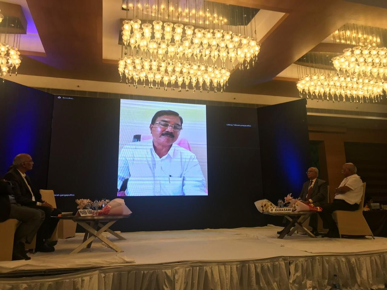 TS Agri Minister Niranjan Reddy Participated in Zoom Meeting