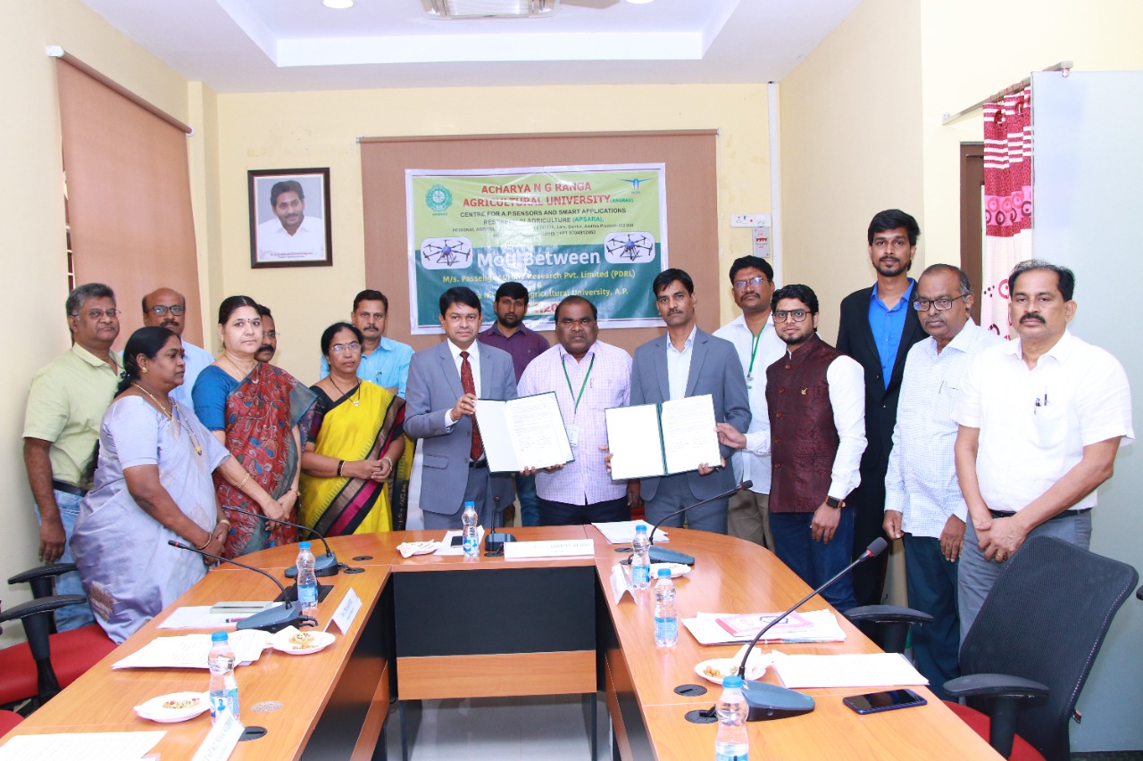 Acharya N.G. Ranga Agricultural University: డ్రోన్ల వినియోగంలో శిక్షణకు ...