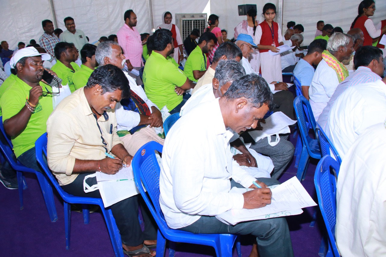 Farmers Filling Forms