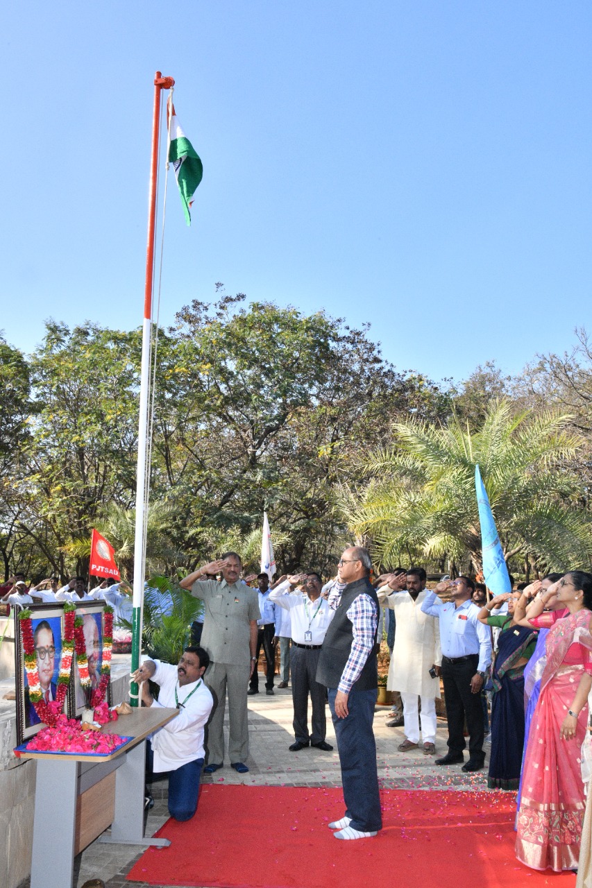 74th Indian Republic Day celebrations at PJTSAU