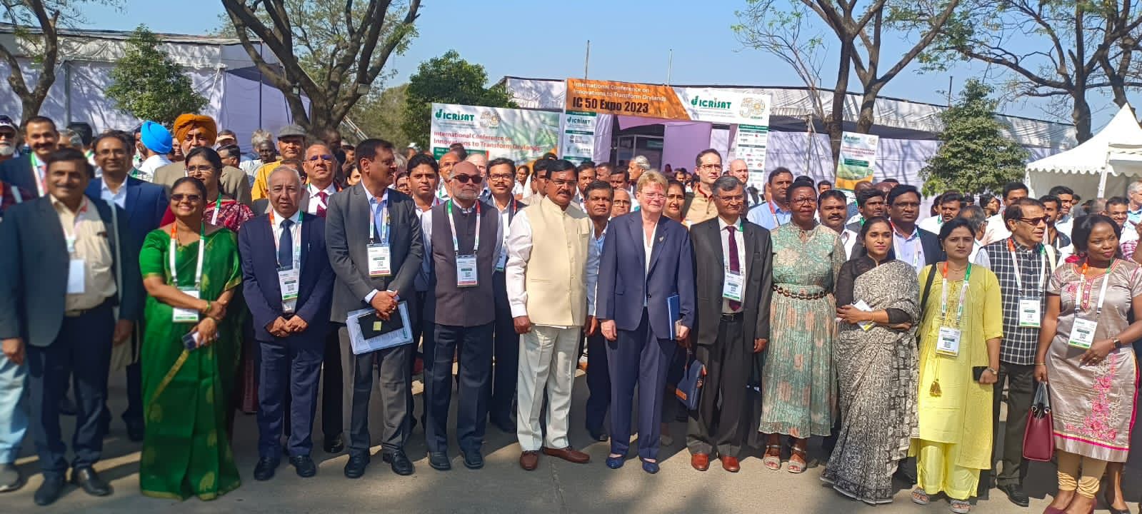 State Agriculture Minister Singireddy Niranjan Reddy participated as the chief guest in the international conference held at ICRISAT