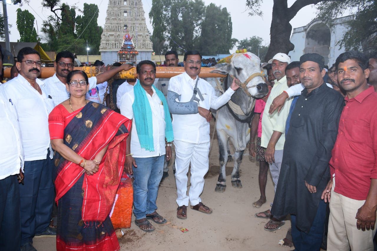 Minister Niranjan Reddy Participated in Gopalapet Kodanda Ramaswami Temple Jathara