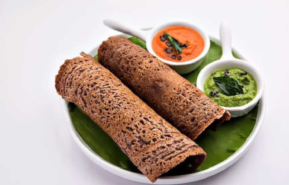 Ragi Dosa / Ragi Atlu