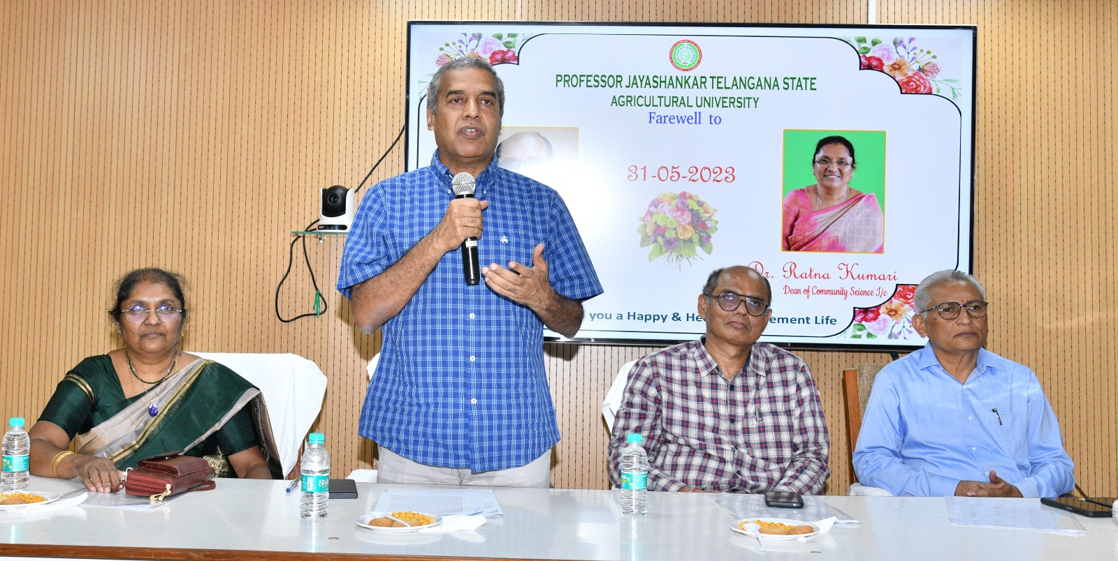 Registrar Professor S. Sudhir Kumar Retirement Programme