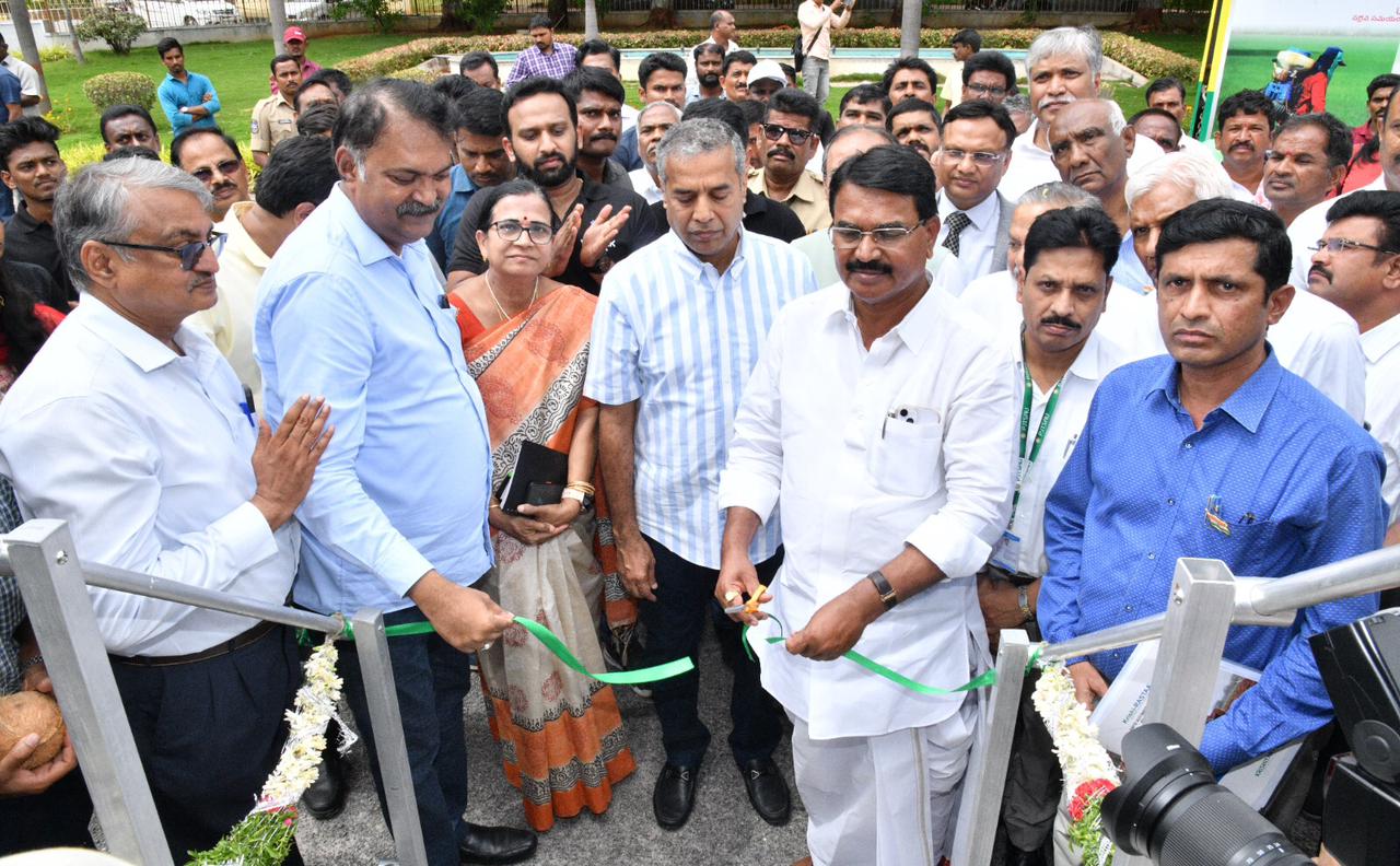 State Agriculture Minister Singireddy Niranjan Reddy participated in a conference organized at Acharya Jayashankar Agricultural University on the role of quality agricultural products in increasing quality yield and farmers' income.