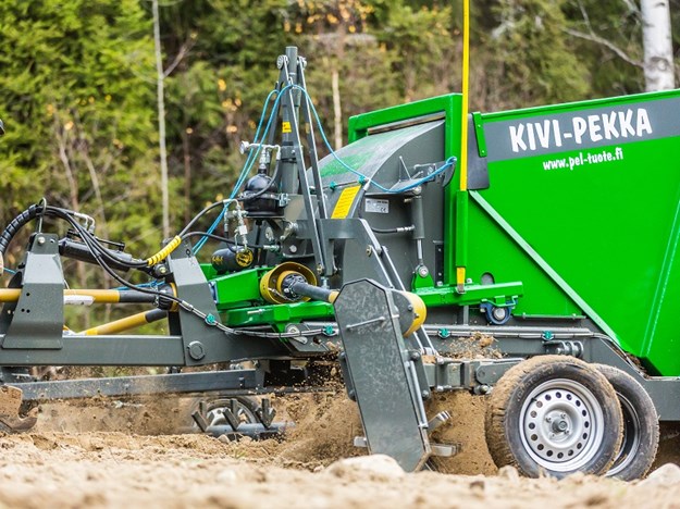 Tractor Fitted Stone Picker