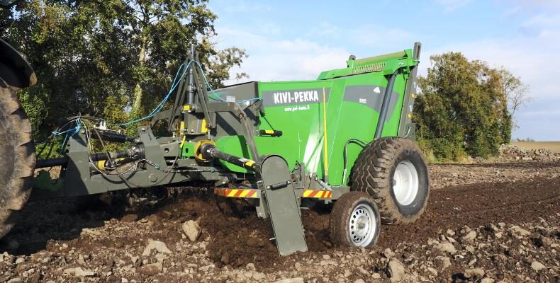 Tractor Fitted Stone Picker